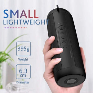 Planet Gates T2 Bluetooth Music Bass Speaker Waterproof Portable Outdoor LED Wireless Column Loudspeaker Support TF Card FM Radio Aux Input