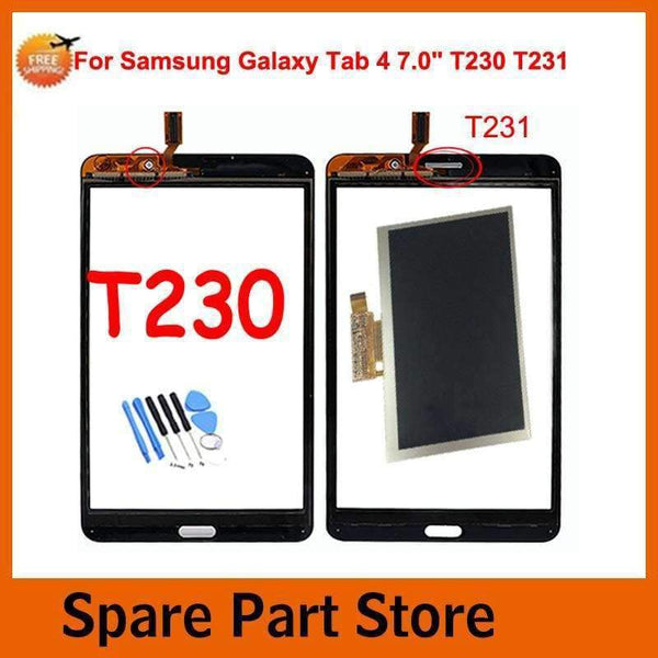 Planet Gates t230 touch white Samsung Galaxy Tab 4 7.0" SM T230 T231 T235 LCD Display Monitor Panel Touch Screen Glass Sensor Digitizer Repair Parts
