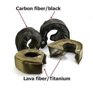Planet Gates T25 T28 T3 T4 T6 Carbon Fiber Turbo Blanket Turbo Heat Shield Cover Turbocharger Jacket