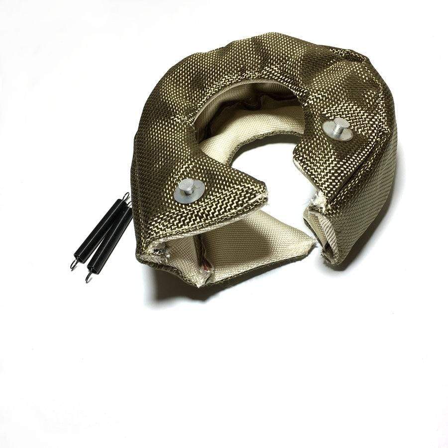 Planet Gates T25 T28 T3 T4 T6 Lava Turbo Blanket Titanium Turbocharger Turbo Heat Shield Cover Wrap Heat Insulating Cover Turbo Jacket