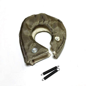 Planet Gates T25 T28 T3 T4 T6 Lava Turbo Blanket Titanium Turbocharger Turbo Heat Shield Cover Wrap Heat Insulating Cover Turbo Jacket
