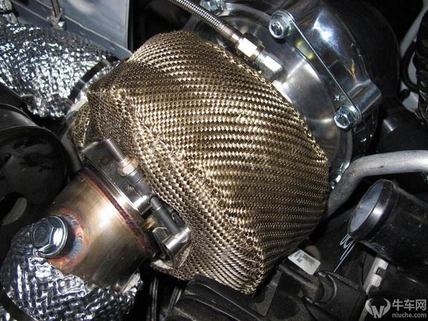 Planet Gates T25 T28 T3 T4 T6 Lava Turbo Blanket Titanium Turbocharger Turbo Heat Shield Cover Wrap Heat Insulating Cover Turbo Jacket