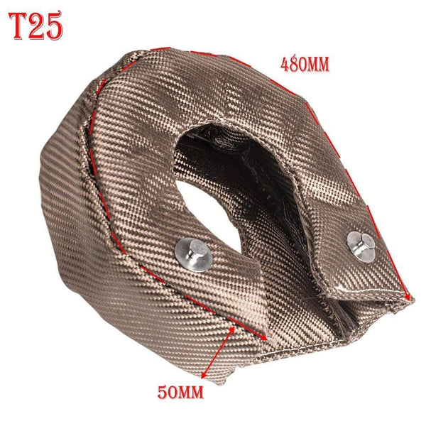 Planet Gates T25 T3 T4 T6 Titanium Turbo Blanket Heat Shield Barrier Charger Cover Wrap
