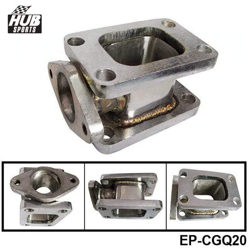 Planet Gates T3-T3 Cast Iron TURBO MANIFOLD ADAPTER+38MM WASTEGATE FLANGE OUTLET HU-CGQ20