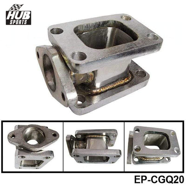 Planet Gates T3-T3 Cast Iron TURBO MANIFOLD ADAPTER+38MM WASTEGATE FLANGE OUTLET HU-CGQ20