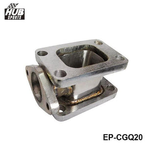 Planet Gates T3-T3 Cast Iron TURBO MANIFOLD ADAPTER+38MM WASTEGATE FLANGE OUTLET HU-CGQ20