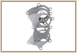 Planet Gates T3-T4 5-BOLT B/D SERIES TURBO MANIFOLD DOWNPIPE EXHAUST GRAPHITE ALUMINUM GASKET JR4953