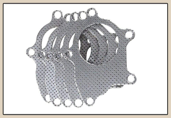 Planet Gates T3-T4 5-BOLT B/D SERIES TURBO MANIFOLD DOWNPIPE EXHAUST GRAPHITE ALUMINUM GASKET JR4953