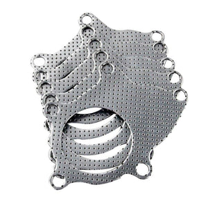 Planet Gates T3-T4 5-BOLT B/D SERIES TURBO MANIFOLD DOWNPIPE EXHAUST GRAPHITE ALUMINUM GASKET JR4953