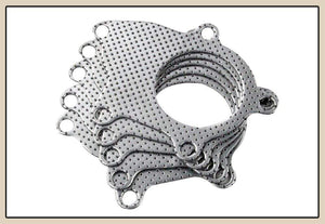 Planet Gates T3-T4 5-BOLT B/D SERIES TURBO MANIFOLD DOWNPIPE EXHAUST GRAPHITE ALUMINUM GASKET JR4953