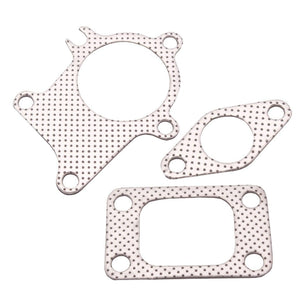 Planet Gates T3/T4 Turbo 5 Bolt Turbocharger Downpipe Gasket Combo Kit For Universal