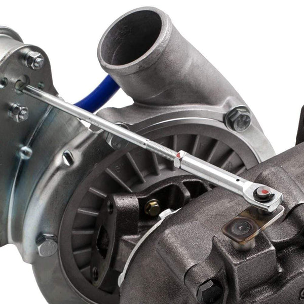 Planet Gates T3 T4 Universal Turbo Turbocharger 0.63A/R V Band Flange Oil Cold 420HP 2.5-3.5L for Stage III Wastegate