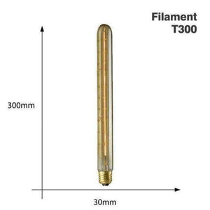 Planet Gates T300 filemant / 220V E27 Edison Bulb E27 220V 40W ST64 A19 T45 G80 G95 G12 Retro Lamp Incandescent filament bulb lighting Vintage Light Bulb Edison Lamp