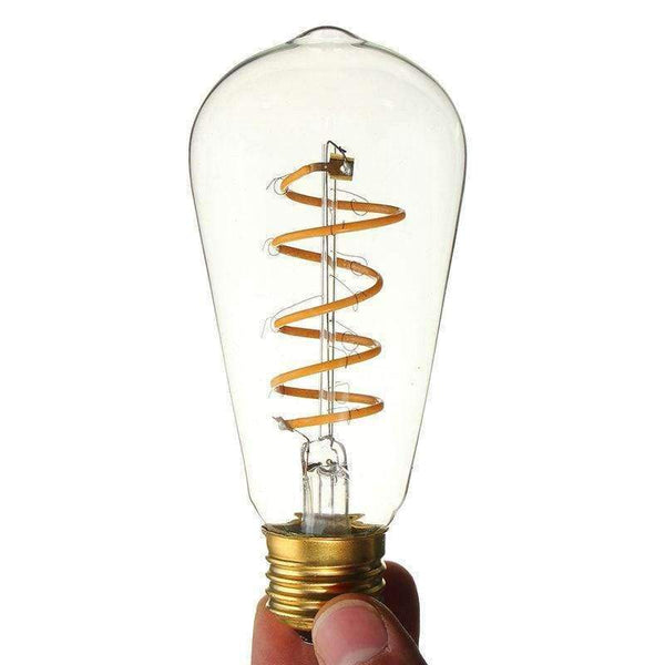 Planet Gates T45 / 110V Vintage Edison žárovka LED světlo E27 4W stmívatelná průmyslová vláknová LED lampa Retro skleněná sváteční světla Dekorační lustrové osvětlení