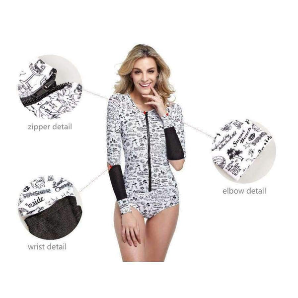 Planet Gates T5CC29caise / 4XL Female one piece swimsuit bathing suit Women Monokini  big size Swimsuit  long sleeve Swimwear 2016 plus size 4XL