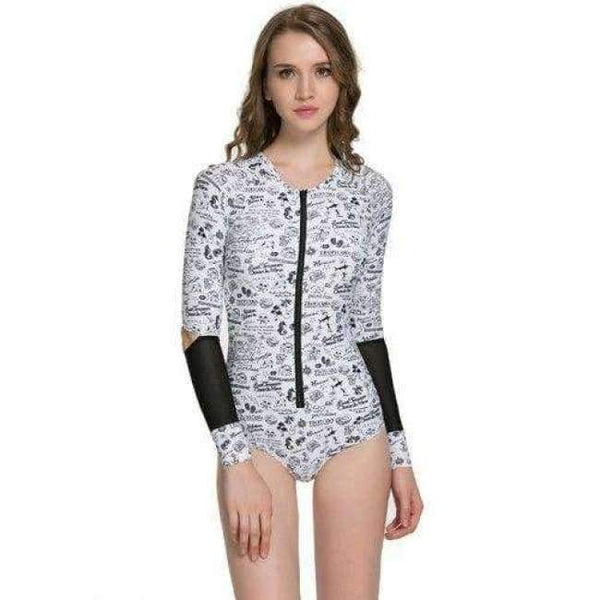 Planet Gates T5CC29tuya / 4XL Female one piece swimsuit bathing suit Women Monokini  big size Swimsuit  long sleeve Swimwear 2016 plus size 4XL