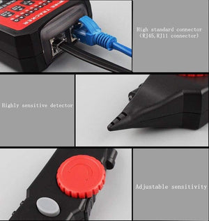TA8866A RJ11 RJ45 8P 6P Telephone Wire Tracker Network Cable Tester Detector Line Finder