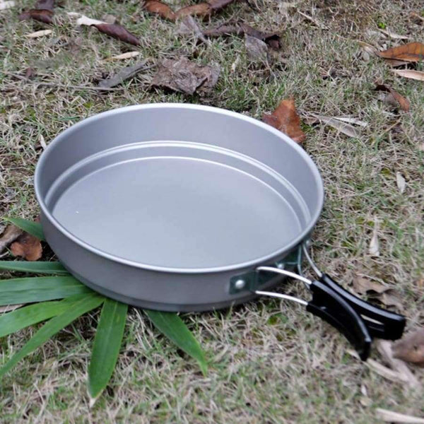 Planet Gates Tableware Outdoor Cooking Set Camping Cookware Picnic Hiking Cooking Utensils Pot