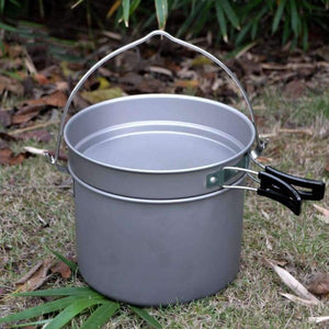 Planet Gates Tableware Outdoor Cooking Set Camping Cookware Picnic Hiking Cooking Utensils Pot