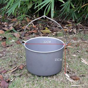 Planet Gates Tableware Outdoor Cooking Set Camping Cookware Picnic Hiking Cooking Utensils Pot