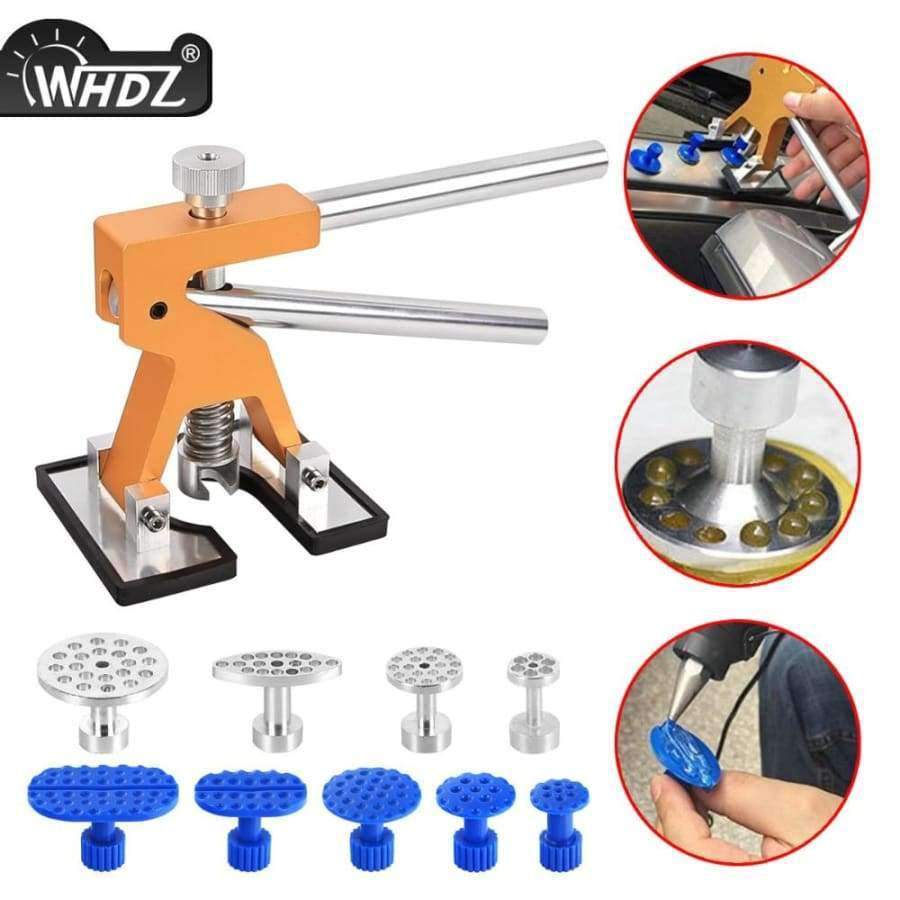 Planet Gates Tabs WHDZ Auto Repair Dent Removal PDR Tools Glue Puller Hand Lifter with 9pcs tabs PDR Tool Paintless Dent Repair PDR Dent Repair