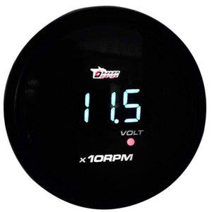 Planet Gates Tachometer DRAGON GAUGE 2" 52mm Boost/Water Temp/Oil Temp/Oil Pressure/Tachometer/Volt/Air Fuel Ratio/EGT/Vacuum Meter Digital+Gauge Pods