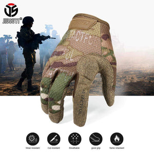 Planet Gates Tactical Army Long Gloves Breathable Military Paintball Airsoft Shooting Combat Full Finger Glove Men Women Lightweight Black