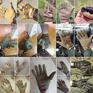 Planet Gates Tactical Army Long Gloves Breathable Military Paintball Airsoft Shooting Combat Full Finger Glove Men Women Lightweight Black