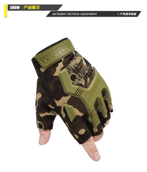 Planet Gates Tactical Gloves Camouflage Military Mittens For Fitness Gym Male Antiskid Motocycle Men Women Moto Half Finger Gloves