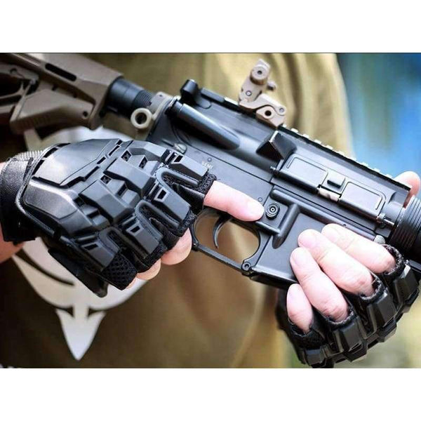 Planet Gates Tactical Gloves Men Military Army Airsoft Train Paintball Combat Half Finger Gloves Outdoor Soldier Climbing Shooting Gloves