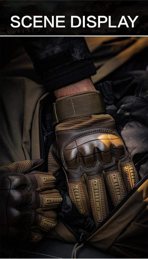 Planet Gates Tactical Gloves Military Men Hard Knuckle Army Paintball Airsoft Shoot Combat AntiSkid Motorcycle Gloves Fingerless Touch Screen