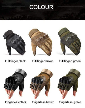 Planet Gates Tactical Gloves Military Men Hard Knuckle Army Paintball Airsoft Shoot Combat AntiSkid Motorcycle Gloves Fingerless Touch Screen