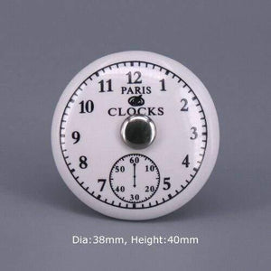 1x Classic White  Porcelain/Ceramic Drawer Pull Knob Cabinet Cupboard Door Handle Knob