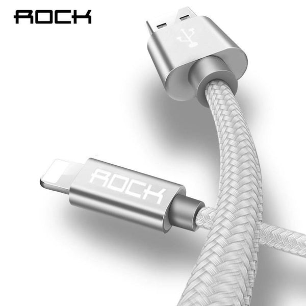 Planet Gates Tarnish / 100cm ROCK Cable For IPhone IOS 11 10 9 For Fast Charger Lighting to USB Cables Charging Cord 0.2M 1.0M 1.8M 3M 2.1A  For Mobile Phone