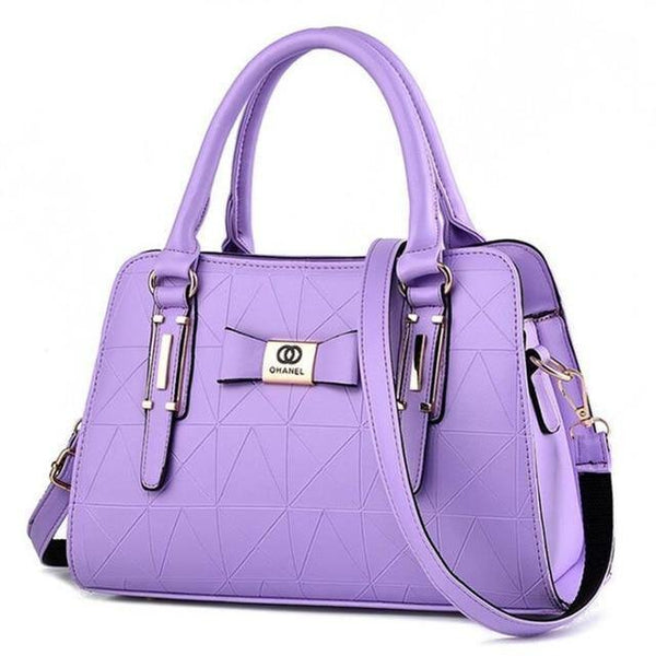 Planet Gates Taro purple / 32CMX13CMX23CM Luxury Women Handbag PU Leather Shoulder Bags Lady Large Capacity Crossbody Hand Bag Sac A Main