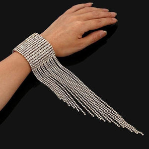 Planet Gates Tassel Rhinestone bracelet for women fashion  Statement Wedding Bracelets charm woman luxury jewelry Wholesale