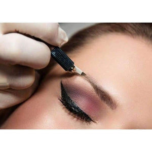 Planet Gates Tatoo Pen Microblading Pen for Eyebrow Tattoo Machine Tebori Permanent Makeup Eyebrow Tattoo Manual Pen Needle Blade Slot