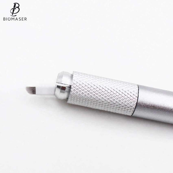 Planet Gates Tatoo Pen Microblading Pen for Eyebrow Tattoo Machine Tebori Permanent Makeup Eyebrow Tattoo Manual Pen Needle Blade Slot