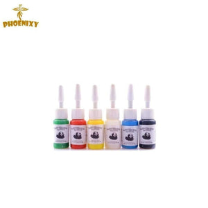 Tattoo 2 Guns Machine Tips Grip 6 Colors Black Tattoo Pigment Kits Power Supply Accesories Makesup Complete Tatoo Permanent Art - Planet Gates