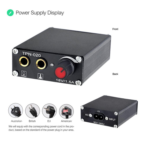 Planet Gates Tattoo Kit Coil Tattoo Machine Set Tattoo Power Supply Needles Professional Tattoo Machine Kit for Beginner Starter