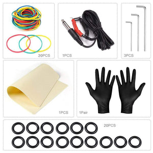 Planet Gates Tattoo Kit Coil Tattoo Machine Set Tattoo Power Supply Needles Professional Tattoo Machine Kit for Beginner Starter