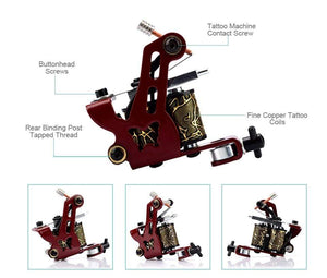 Planet Gates Tattoo Kit Power Supply For Tattoo Machine Kit Pigments For Permanent Makeup Tattoo Set For Beginners Tattoo Machine Full Set