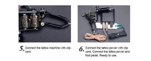 Planet Gates Tattoo Kit Power Supply For Tattoo Machine Kit Pigments For Permanent Makeup Tattoo Set For Beginners Tattoo Machine Full Set