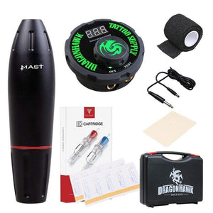 Planet Gates Tattoo Kit Professional Tattoo Rotary Pen Machine Set Permanent Makeup Cartridge Needle Tattoo Body Art