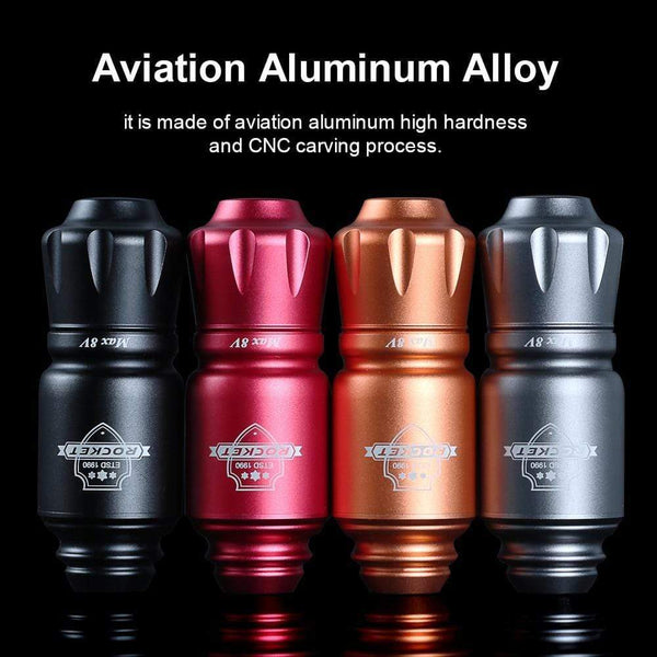 Planet Gates Tattoo Kit Rocket Mini Rotary RCA Battery Machine Pen With Powerful Tattoo Power Supply Mini Wireless Set  Makeup Tools