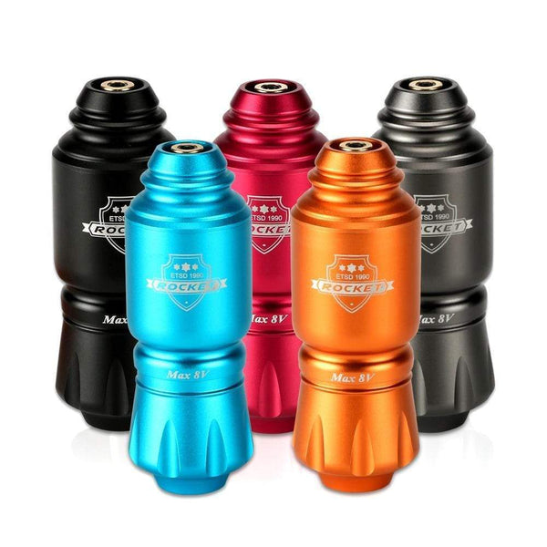 Planet Gates Tattoo Kit Rocket Mini Rotary RCA Battery Machine Pen With Powerful Tattoo Power Supply Mini Wireless Set  Makeup Tools