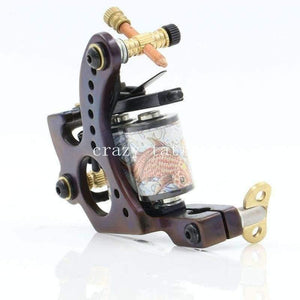 Tattoo Machine 10 Wrap Coils Tatoo Gun Hand-assembled Cast Iron Permanent Tattoo Machine For Liner and Shader Free Shipping - Planet Gates