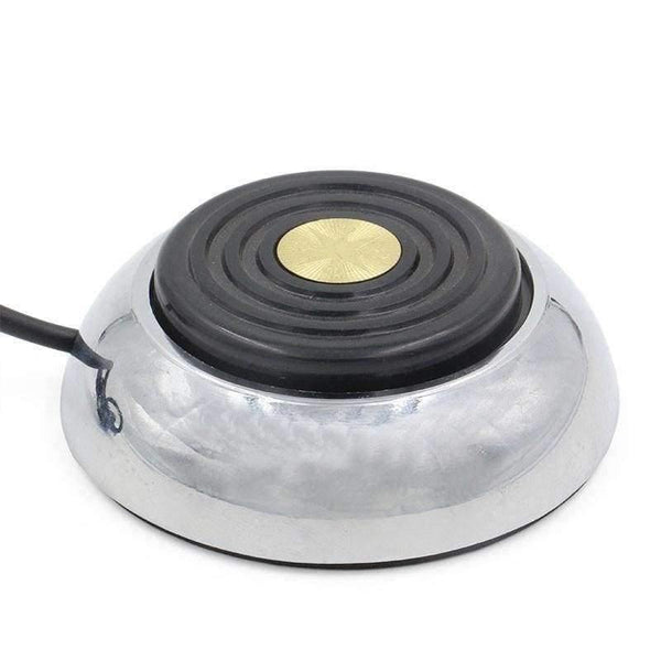 Planet Gates Tattoo Machine Foot Pedal Switch - Round tattoo foot pedal 360 GEM Pro Stainless Steel Degree Switch w/ 5 ft.Cord Free Shipping