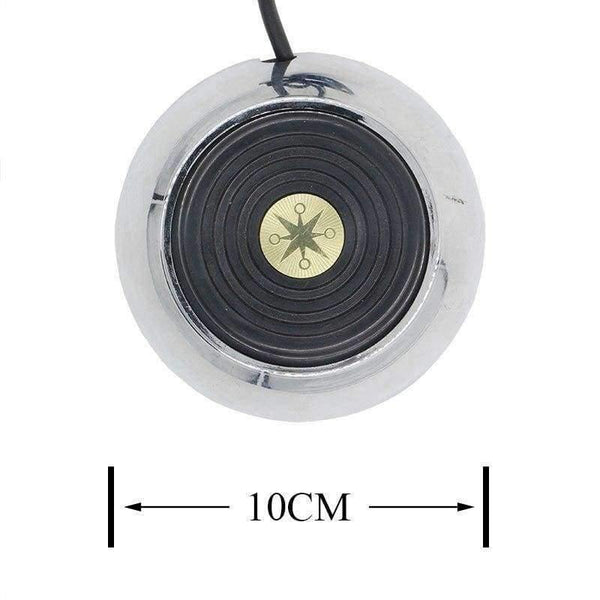 Planet Gates Tattoo Machine Foot Pedal Switch - Round tattoo foot pedal 360 GEM Pro Stainless Steel Degree Switch w/ 5 ft.Cord Free Shipping