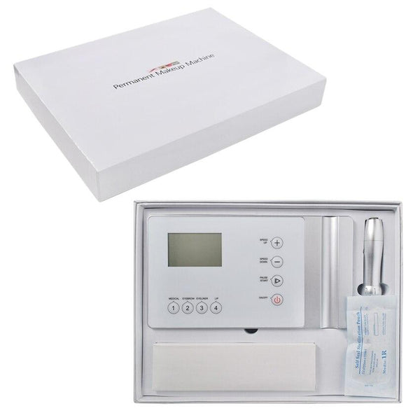 Planet Gates Tattoo Machine Kit Digital Permanent Makeup Tattoo device kit Professional Siwss Motor Tattoo Power Supply for Eyebrow Lip